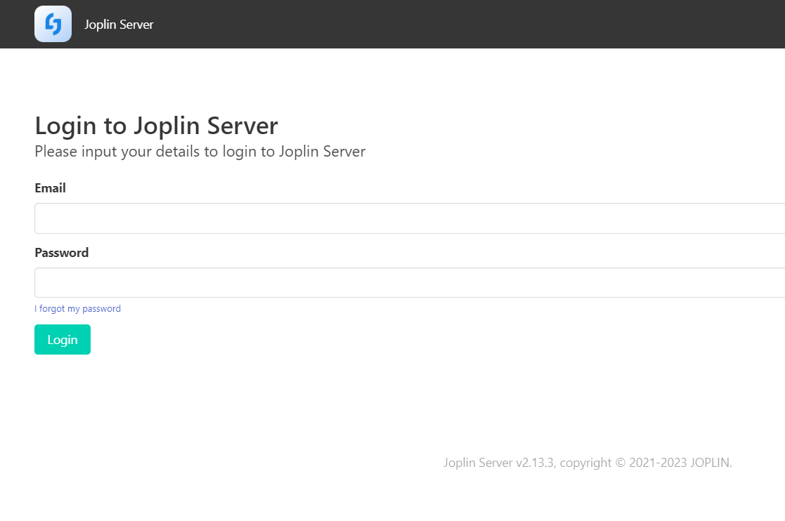 Joplin 环境
